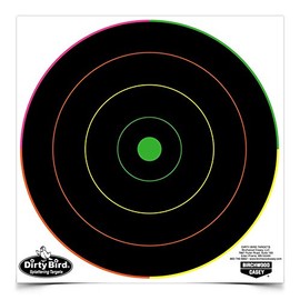DIRTY BIRD 8" Multi-Color Bull's-Eye Target - 20 Targets