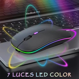 MOYAC 2pzs Ratón Silencioso De Oficina Inalámbrico Recargable