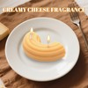 CabyGift Funny Macaroni Pasta Candle – Ridged Elbow-Shaped Soy Wax
