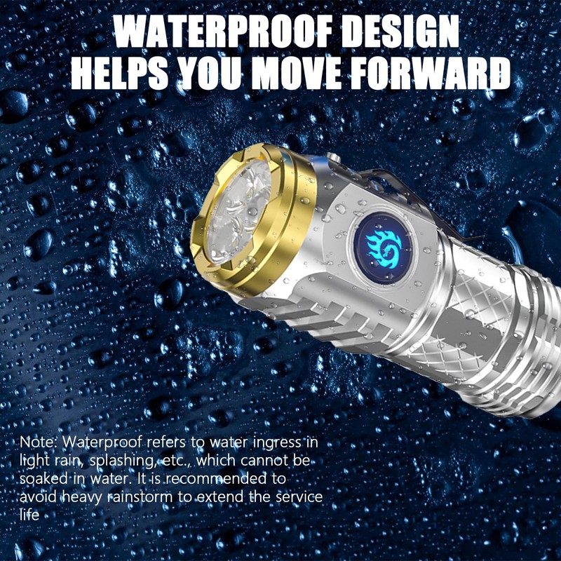 Neyeau Three-Eyed Monster Mini Flashlight 2PCS,Three-Eyed Monster Mini Flash Super