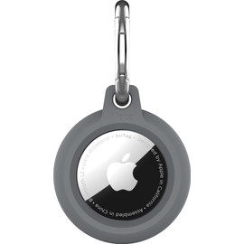 iFace Reflection AirTag Case with Key Ring - Secure Clip-On Scratch Resistant Protective Cover for Air Tag - Gray