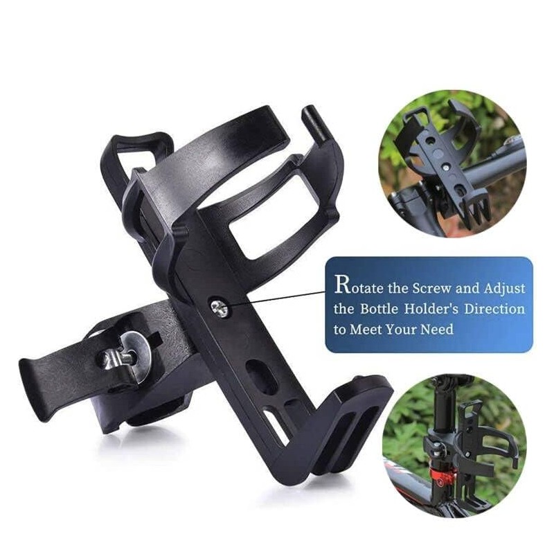 ROGTYO Bike Water Bottle Cage 360 Degree Rotation Bottle Holder