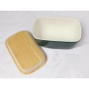 Dowan Butter Dish - Forest Green