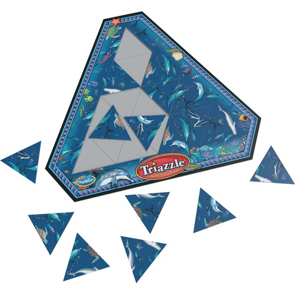Think Fun Triazzle Picture-Matching Brainteaser (Dolphins) Puzzle para Edades de