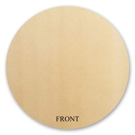 Studio Papilia Round, 18x18 inch 2-Pack | Unfinished Wooden Shape | Paint Pouring Art Panel | Wood Boards for Crafts | DIY Plaque Plank Cutout | Blank Sign Tray | Artist Painting | Resin Flow Epoxy