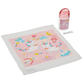 Skater OA5 Hot Towel Set with Case, Unicorn, Made in Japan, 12.6 x 12.0 inches (32 x 30.5 cm)