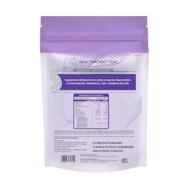 HEALTHADDICTION - Inositol 40:1 con Zinc, D3, B9 y Probióticos – Myo & D-Chiro – Suplemento Alimenticio en Polvo Vegano Sin Gluten ni Lácteos – 225 g 