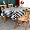 Yofori Heavy Duty Cotton Blend Table Cloth for Rectangle Tables