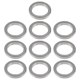 SG Store 10PCS Exhaust Gasket Round Manifold Gasket 24X32X5mm Compatible with 50cc Scooter