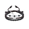 CrystalTears Black Obsidian Crystal Bracelet for Women Healing Crystal Gemstone