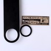 Waki Sangyo Pipe Bracket, Pilashell Series, Hanger, Closet, Black, Hole