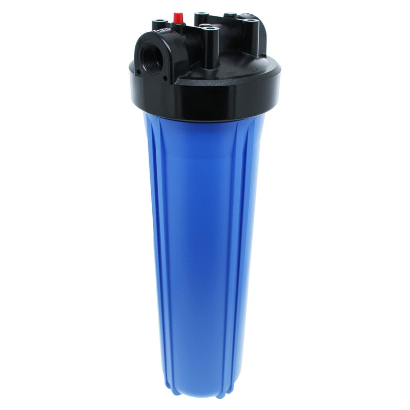 20" Neo-Pure Black/Blue Filter Housing Blue Sump/Black Cap with Pressure
