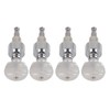 4Pcs Banjo Geared Machine Tuner Pearled Pegs Musical Instrument Accessories