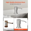 VEVOR Built in Soap Dispenser for Kitchen Sink Stainless Steel