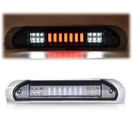 CHEDA Third Brake Light,3D LED BAR Compatible with 2002-2009 Dodge Ram Light/Cargo lamp,Smoky Lens White Housing