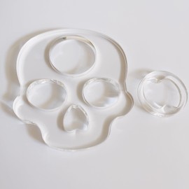 Skull Acrylic Bottle Opener Templates, Woodworking Router Template, Router Jig, Craft Template