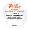 AJ Sign World Best 1 1/2" Ultra-Thin Permanent Double-Sided Tape