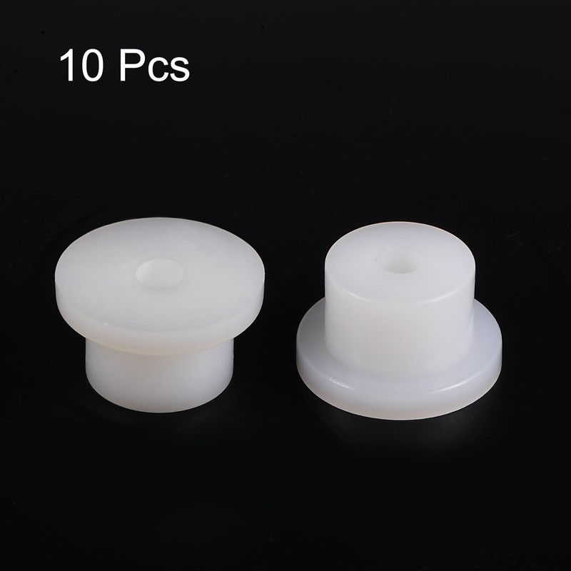 QUARKZMAN Pack of 10 Flanged Plain Bearings Plastic Bushings 8