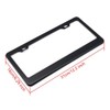 juew Stainless Steel License Plate Frame Durable with Screw Caps