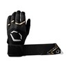 EvoShield Carbyne Adult Batting Gloves with Strap - Black, Large