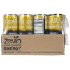 Zevia Zero Calorie Energy Drink, Pineapple Paradise, 120mg Caffeine, Zero