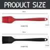 SDKZBFC 2 Stück Silikon Backpinsel, Küche Pastry Brush, Backen Silikonpinsel,