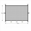 Portable Retractable Pet Barrier Gate for Dogs – Folding Mesh
