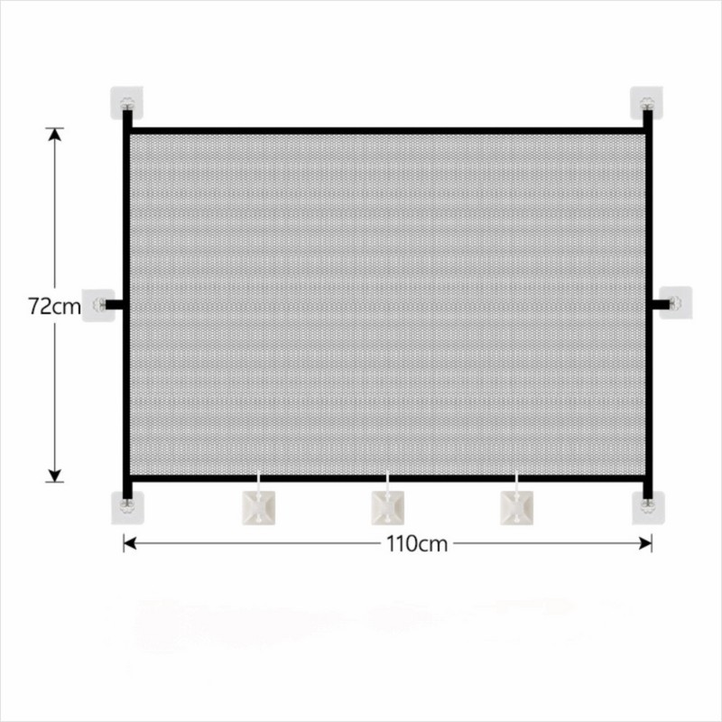 Portable Retractable Pet Barrier Gate for Dogs – Folding Mesh