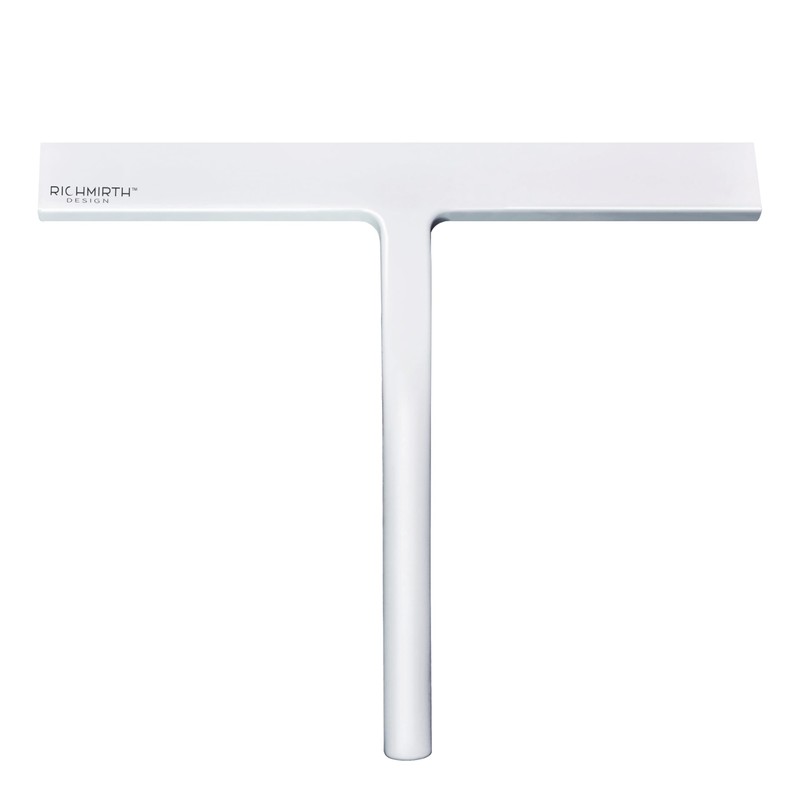 Shower Squeegee for Glass Doors, 10 Inch Width Silicone Rubber