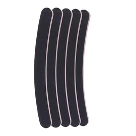 Nail Files, Pack of 5 Double-Sided Nail Files, Professional Nail Files, Nail Files for Gel Nails, Curved, for Nail Care and Styling