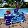 SWIMLINE HYDROTOOLS Pool Side Organizer Towel Rack With Removable Mesh