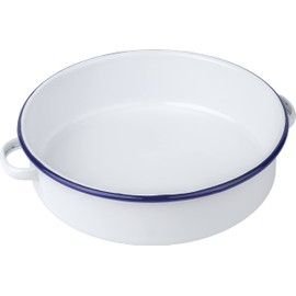 Falcon 809 20cm Enamel Serving Dish Servingdish, Steel, 1400 milliliters