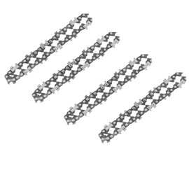 AICOYA Saw Chains 1/4 Inch 48 Drive Links 1.1 mm Compatible with 8 Inch Chainsaw 24 cm Bar Pack of 4