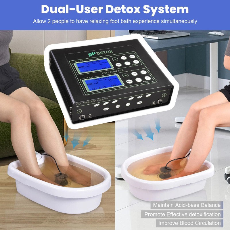 Byootique Yescom Ionic Detox Foot Bath Machine Kit w/ 12