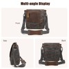 FANDARE Men's Shoulder Bag Men's Canvas Crossbody Bag Messenger Bags