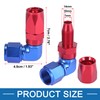 A ABSOPRO AN8 90 Degree Female Swivel Coupler 6061 Aluminum