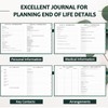End of Life Planner, Guided Estate Planning Organizer with Tabs,