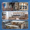 Greaton, Wooden Pallets, Easy for Commercial Use, Strong Sturdy Structure,