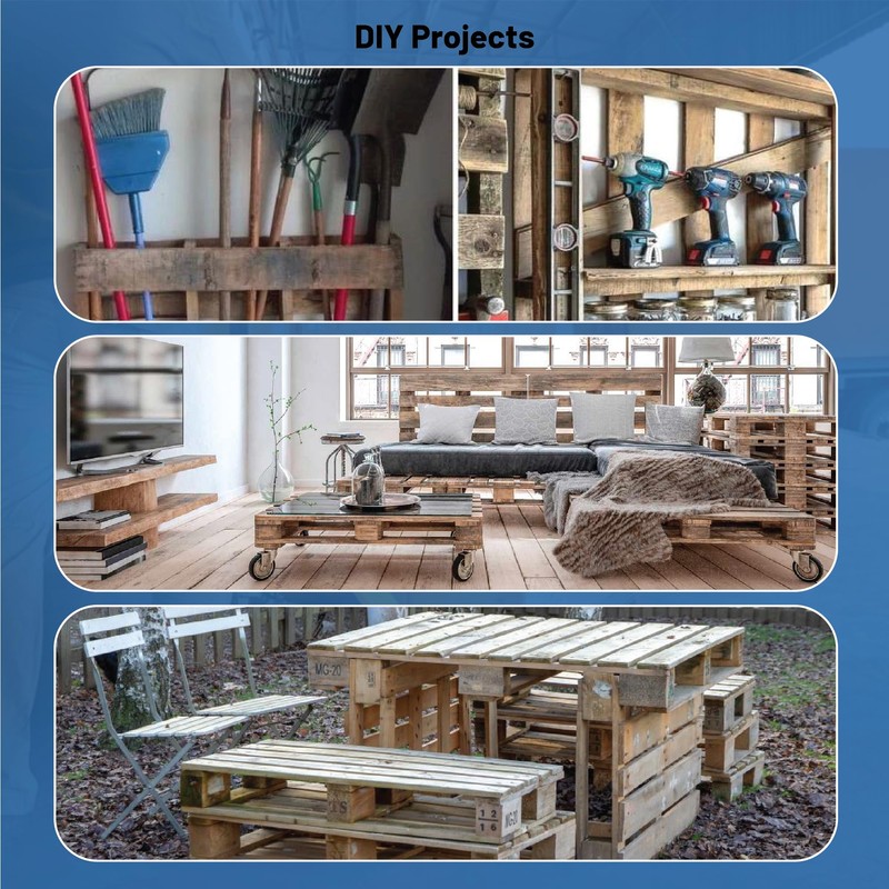 Greaton, Wooden Pallets, Easy for Commercial Use, Strong Sturdy Structure,