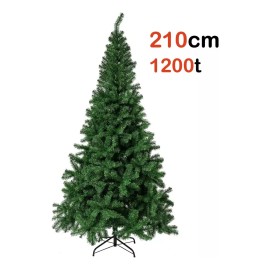 K&H Árbol Navideño Artificial 2.10 Verde Decoración Navidad Hoga