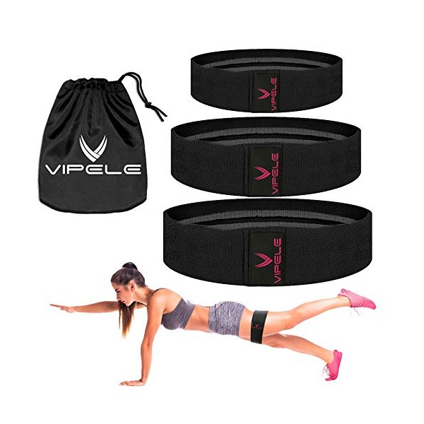 VIPELE Hip Resistance Band Circle Loop Workout Warmups Squats Mobility