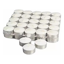 Main 50 Velas De Té Sin Aroma Mini Velas Decorativas