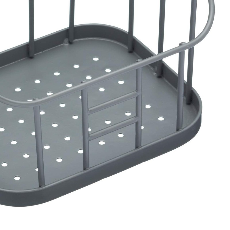 KitchenCraft Living Nostalgia Metal Kitchen Sink Tidy, 17 x 14