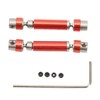 2PCS Front Rear Center Drive Shaft Aluminum Alloy Wear Resistant