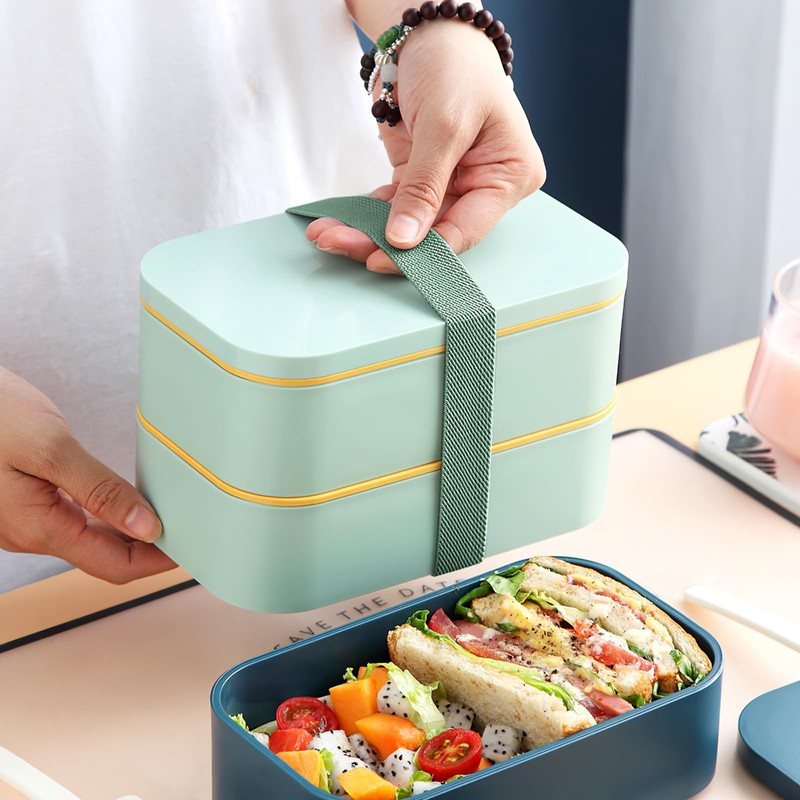Luxshiny 4pcs Box Bento Box Strap Travel Bento Fixing Strap