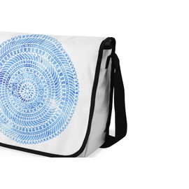 Bonamaison Digital Printed Messenger School Bags with Black Strap for Girls and Boys, Back to School, Messenger Bags for Students, Shoulder Bags, Size: 29 x 36 cm