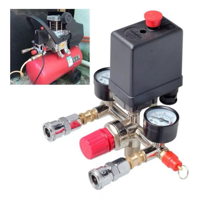 LOVINGCREATE Control Psi 12 Bar Pequeño Compresor De Aire Interruptor