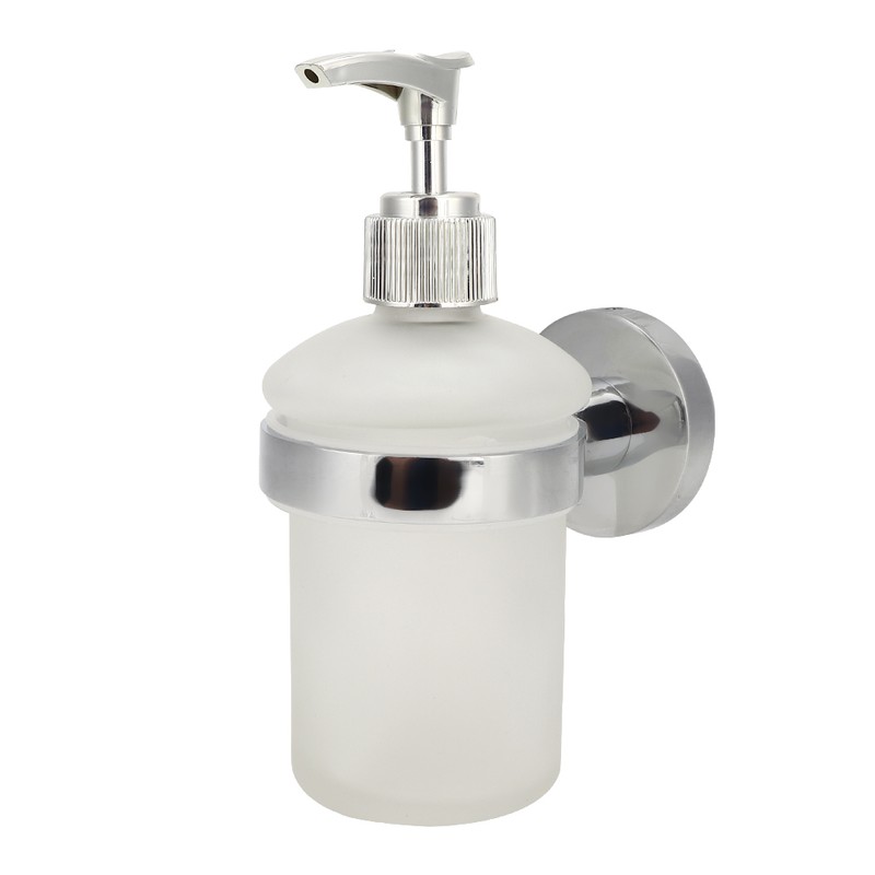 Wall Mounted Stainless Steel Manual Hand Liquid Lotion Soap Dispenser