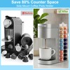 Adjustable K Cup Holder, Space Saving Coffee Pods Holder
