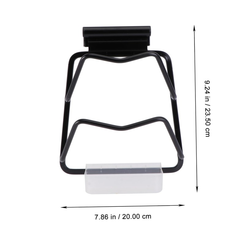 Mobestech 1pc Punch Pot Lid -mounted Kitchen Storage Organizer for
